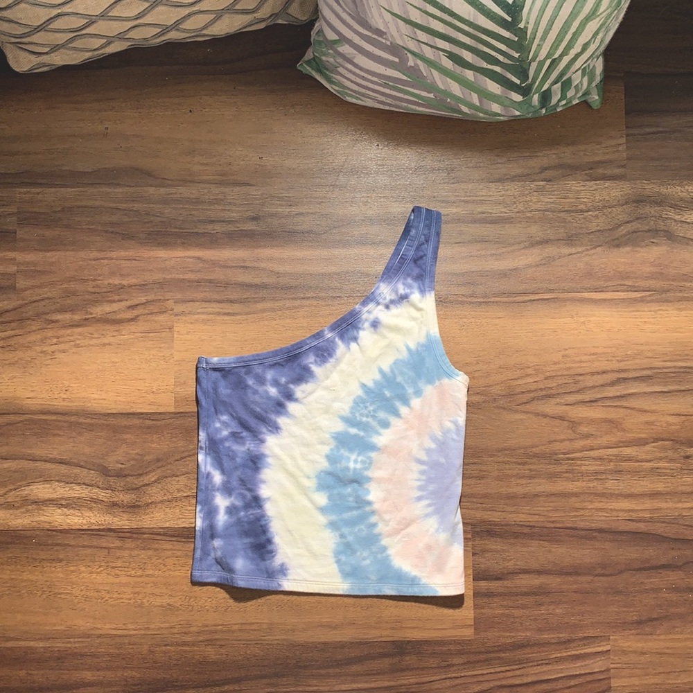 A.E Tie Dye One Shoulder Top - Picture 2 of 4
